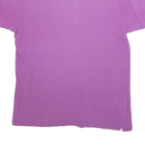 LACOSTE Mens Purple Short Sleeve Plain S Cotton Blend Polo Shirt Classic Fit