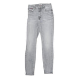 TOMMY HILFIGER Womens Jeans Light Blue Slim Skinny Denim W24 L28 Stretch Cotton