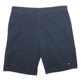 DICKIES Mens Shorts Blue Casual XL W40 Workwear Polyester Blend Comfortable