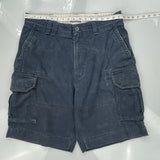 Polo By Ralph Lauren Cargo Shorts - 34W 11L Blue Cotton