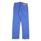 LEVI'S Mens Cotton Blend Blue Classic Straight Trousers W32 L30 Zip Closure