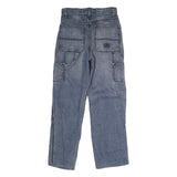 DICKIES Mens Jeans Blue Regular Straight Denim Medium W29 L29 Workwear Button