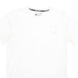 CARHARTT Mens White Short Sleeve Crew Neck T-Shirt S Cotton Blend Casual