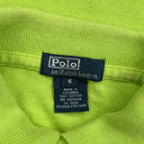 Age 6 Polo By Ralph Lauren Polo Shirt - XS Green Cotton