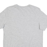 ADIDAS Mens Grey T-Shirt M Short Sleeve Crew Neck Cotton Blend Casual Sport