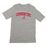 CHAMPION Mens Grey University Of Alabama Crimson Tide Graphic T-Shirt M Crew