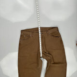 Dickies Carpenter Trousers - 37W 27L Brown Cotton