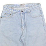 GARRY Womens Shorts Blue Denim Casual S W28 Classic Summer Fashion