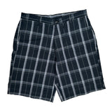 Dickies Checked Cargo Shorts - 34W 10L White Cotton