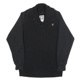 G-STAR Mens Black Patterned Pullover Cable Knit 2XL Cotton Jumper Knitwear