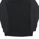 G-STAR Mens Black Patterned Pullover Cable Knit 2XL Cotton Jumper Knitwear