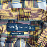 Ralph Lauren Checked Short Sleeve Shirt - XL Multicoloured Cotton