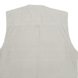 JIAN LI LAI Mens Grey Utility Jacket XL Polyester Blend Plain Zip Pockets