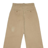 WEEKEND MAX MARA Mens Cotton Blend Beige Regular Straight Trousers W28 L26