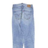 LEVI'S Womens Jeans Blue Slim Skinny Denim Light W28 L28 Zip Cotton Blend