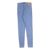 LEVI'S Womens Jeans Blue Slim Skinny Denim Light W27 L30 Zip Cotton Blend