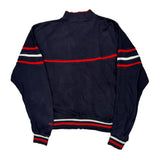 Christian Dior Striped Track Jacket - XL Navy Acrylic