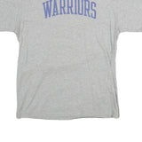 NIKE Mens Grey Warriors Graphic T-Shirt S Short Sleeve Crew Neck Sportswear