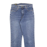 LEE Womens Blue Regular Fit Straight Denim Jeans W28 L29 Classic Cotton Blend