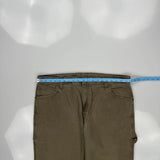 Dickies Carpenter Trousers - 39W 30L Khaki Cotton