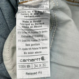 Carhartt Jeans - 34W 30L Blue Cotton Blend