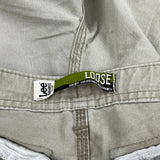 Lee Cargo Shorts - 32W 11L Khaki Cotton