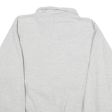 MGM GRAND Mens Grey Zip Collar Las Vegas Cotton Blend Pullover XL Relaxed Fit