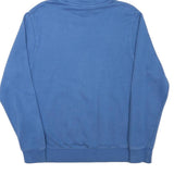 NIKE Mens Blue Hoodie S Cotton Blend Pullover Casual Sportswear