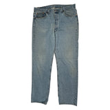 501 Levis Jeans - 36W 30L Light Wash Denim