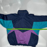 Asics Windbreaker - Large Green Nylon