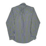 Polo By Ralph Lauren Striped Shirt - Medium Blue Cotton