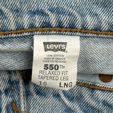 Made In Canada Levis 550 Jeans - 30W US 6 Light Wash Cotton