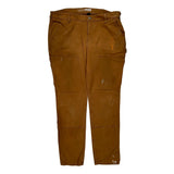 Carhartt Double Knee Carpenter Trousers - 38W UK 20 Brown Cotton