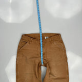 Dakota Grizzly Carpenter Trousers - 33W 30L Brown Cotton