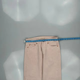 501 Levis Jeans - 27W UK 8 Pink Cotton