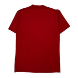 Mickey Mouse Jerzees Single Stitch T-Shirt - Medium Red Cotton Blend