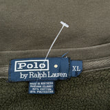 Polo By Ralph Lauren Sweatshirt - XL Brown Cotton Blend