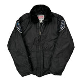Flight National Patrol Bomber Jacket - XL Black Nylon