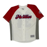 Philadelphia Phillies Majestic Mlb Jersey - XL Red Polyester
