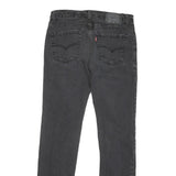 LEVI'S 510 Mens Jeans Black Slim Skinny Denim W30 L29 Classic Zip