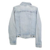 LEVI'S Womens Blue Denim Jacket S Cotton Button Front Classic Fit