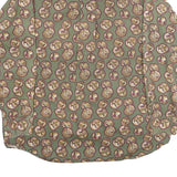 DUCKS UNLIMITED Mens Green Brown Printed Cotton Shirt M Hunting Outdoor Style