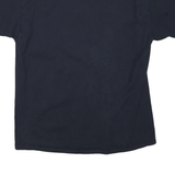 CHAMPION Mens Black Graphic T-Shirt L Short Sleeve Round Neck Casual Wear