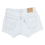 LEVI'S Womens Shorts Blue Denim Casual Distressed M W28 Summer Wear