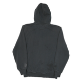 CARHARTT Mens Black ¼ Zip Hooded Sweatshirt M Cotton Blend Workwear