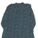 HOBBS LONDON Womens Black Floral Day Woven Midi Dress UK 14 Polyester Blend