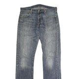 LEVI'S 501 Mens Jeans Blue Regular Straight Denim Medium W36 L35 Classic Button