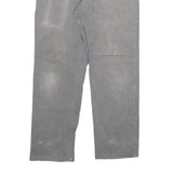CARHARTT Mens Jeans Grey Regular Straight Denim Fair W31 L28 Workwear Utility