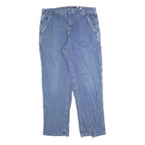 CARHARTT Mens Jeans Blue Regular Straight Denim Medium W36 L32 Workwear Casual