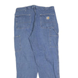 CARHARTT Mens Jeans Blue Regular Straight Denim Medium W36 L32 Workwear Casual